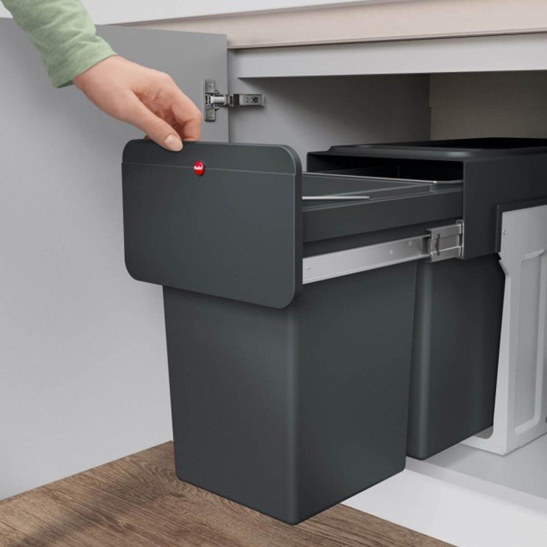 Hailo 2X14 Lt In-Cabinet Trash Can