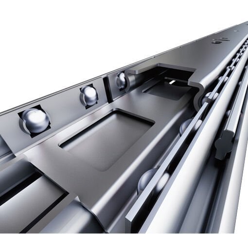 SO CLASS 46mm Full Extension Soft Closed Drawer Rail Set 450mm