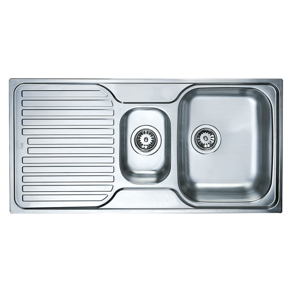 Princess 60 B 1.5 Bowl Stainless Steel Sink with Left Drainer (40109146)
