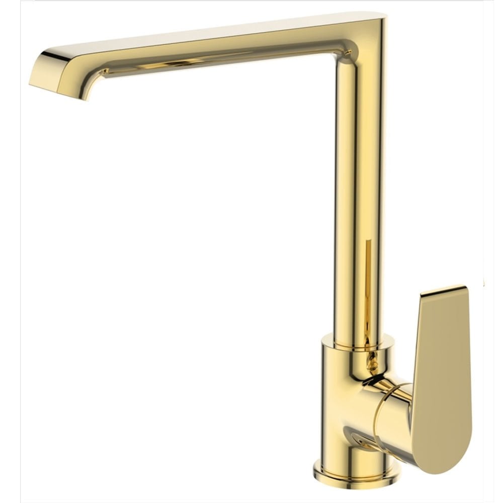 Vayra Gold Series Swan Sink Faucet