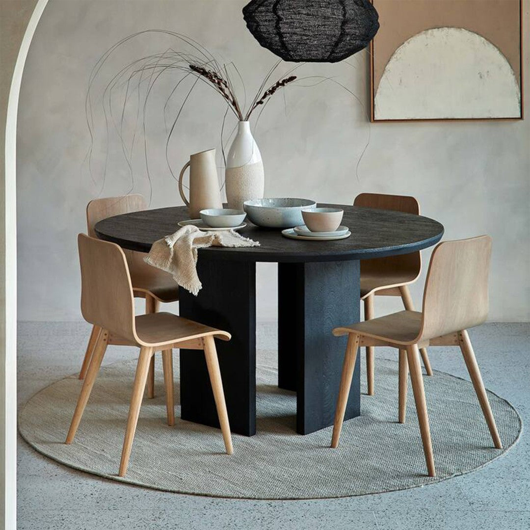 Novelo Round Wooden Dining Table