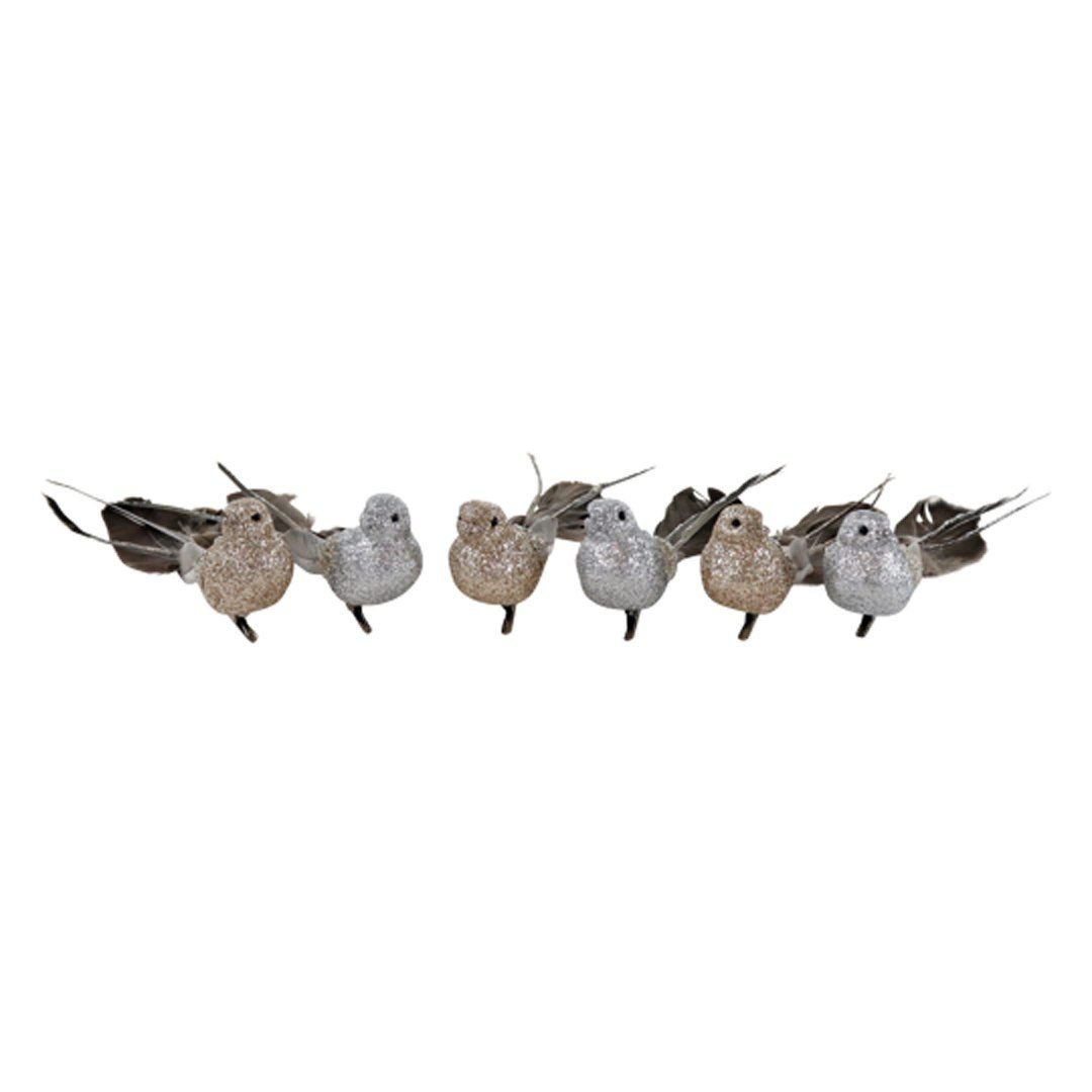 Federstolz Birds (6 Pieces) Gray