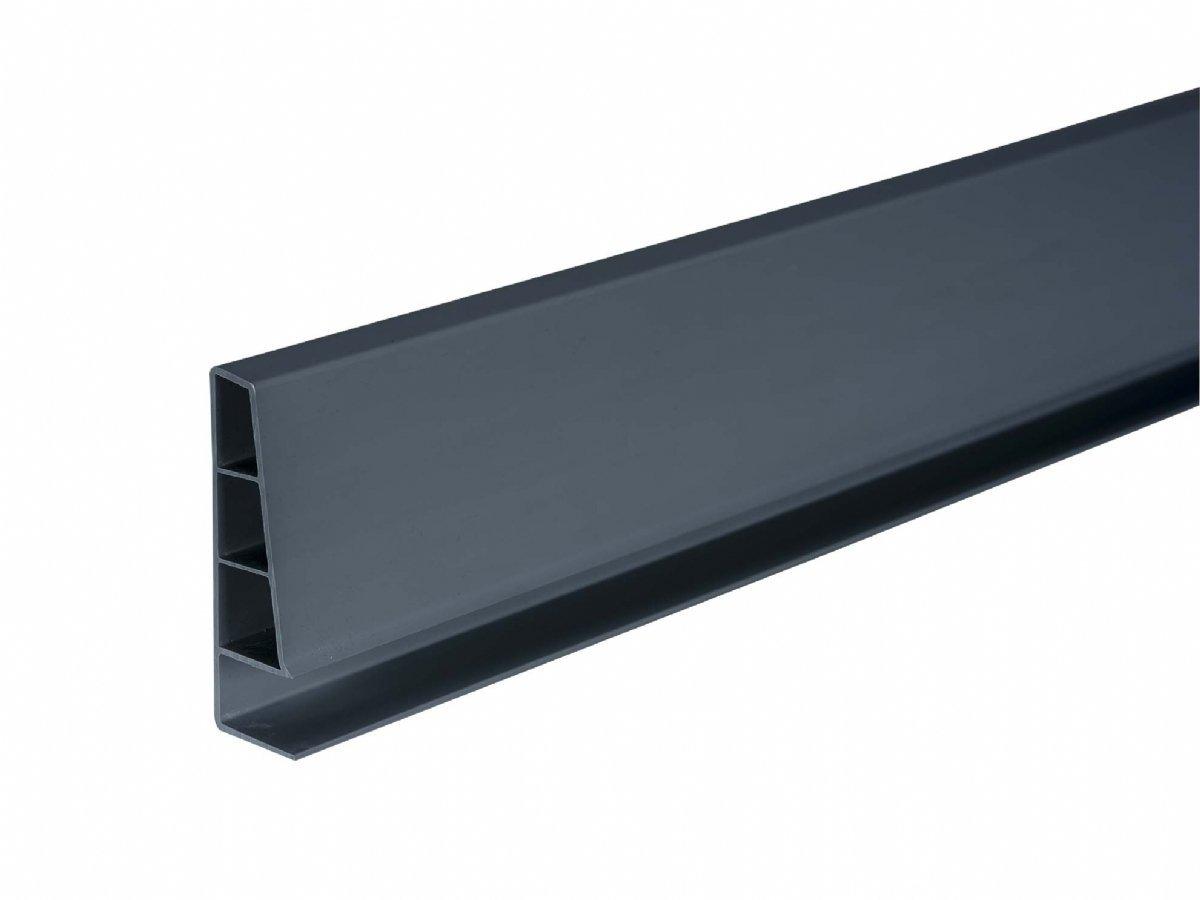3 m Anthracite Profile for Puzzle 18 mm Chipboard