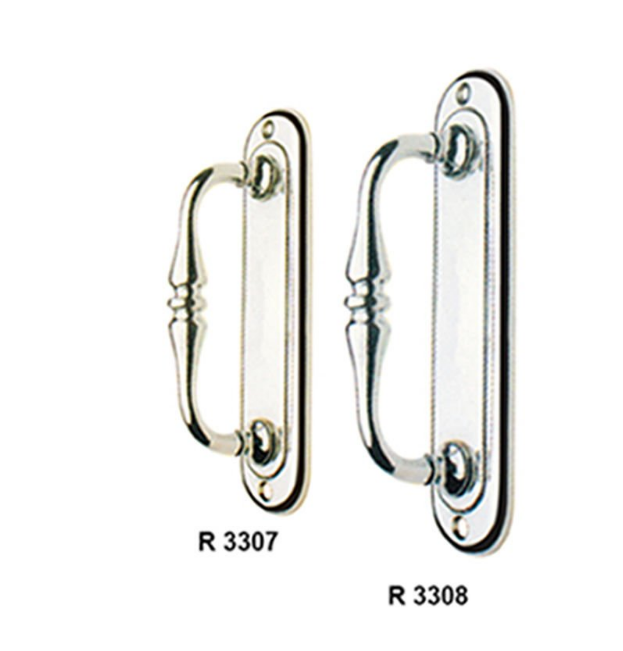 Curved Pull Handle Large Chrome