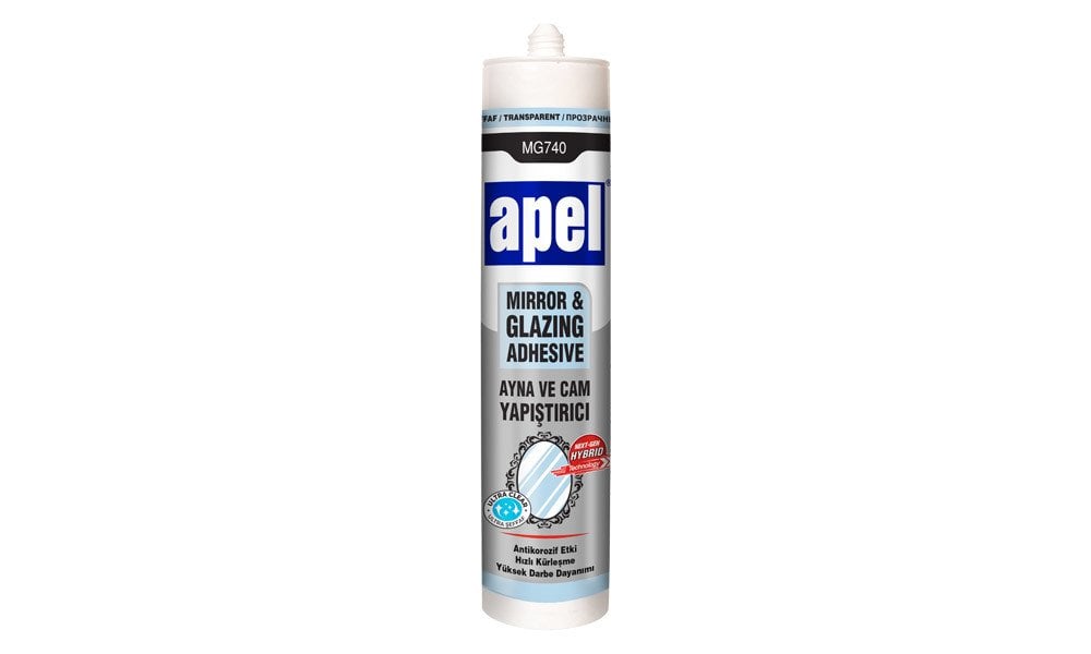 290ml Mirror And Glass Adhesive Transparent MG740 Apel
