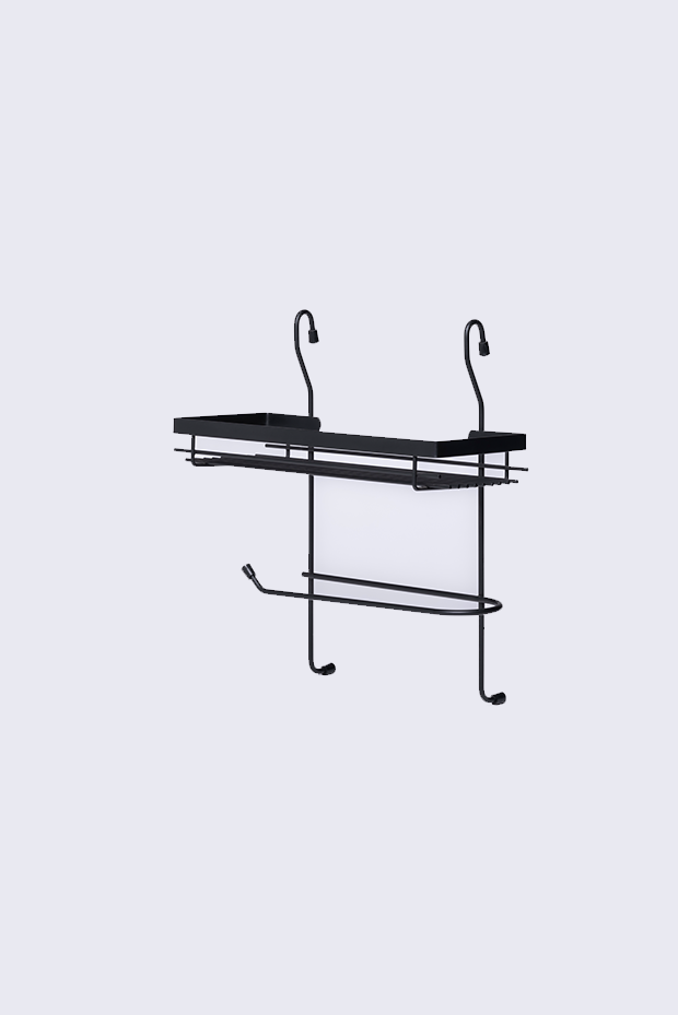 Spice Rack with Towel Hanger