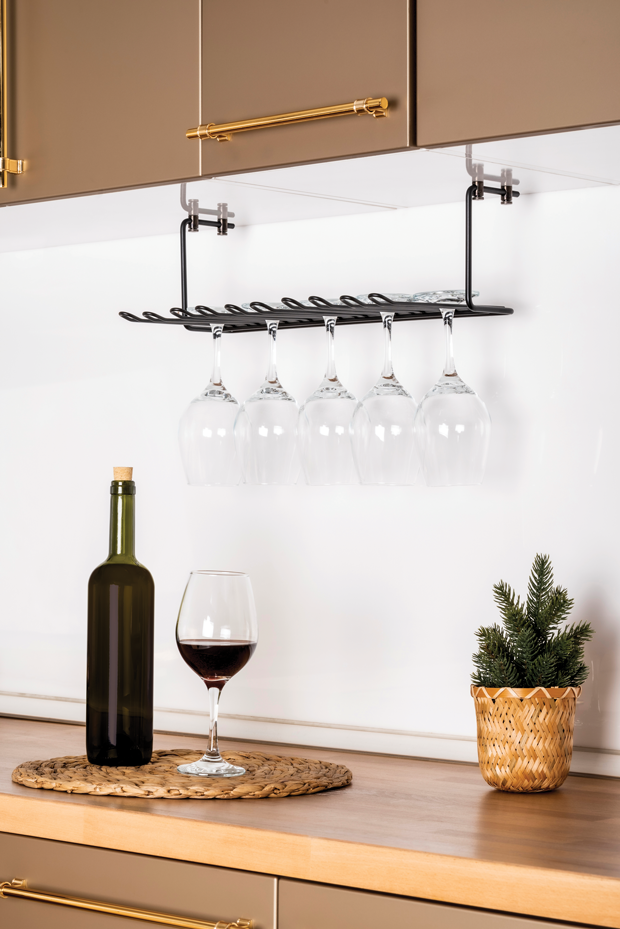 5-Section Hanging Glass Holder
