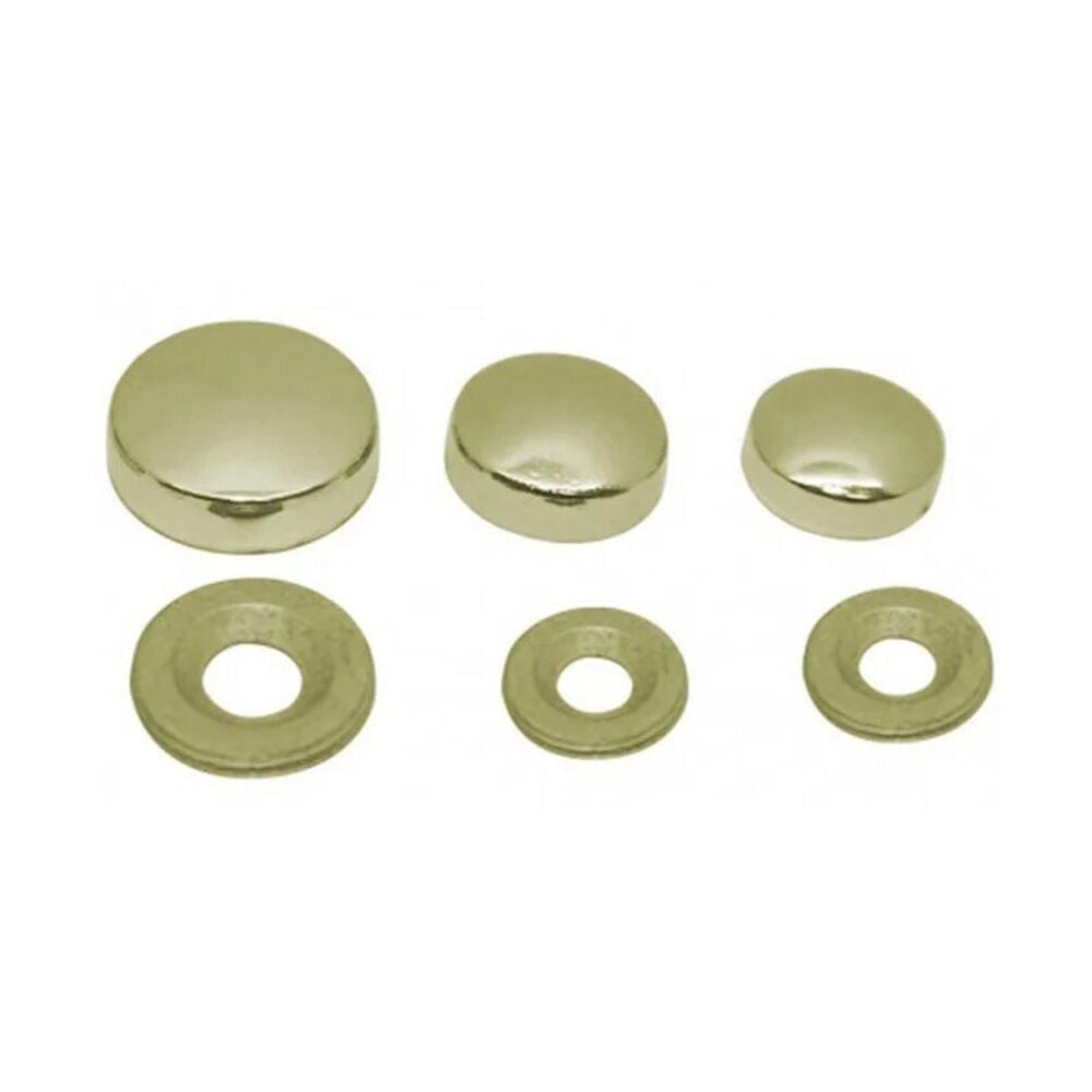 Screw capping Zamak Gold Yellow 20mm (10 Pieces)