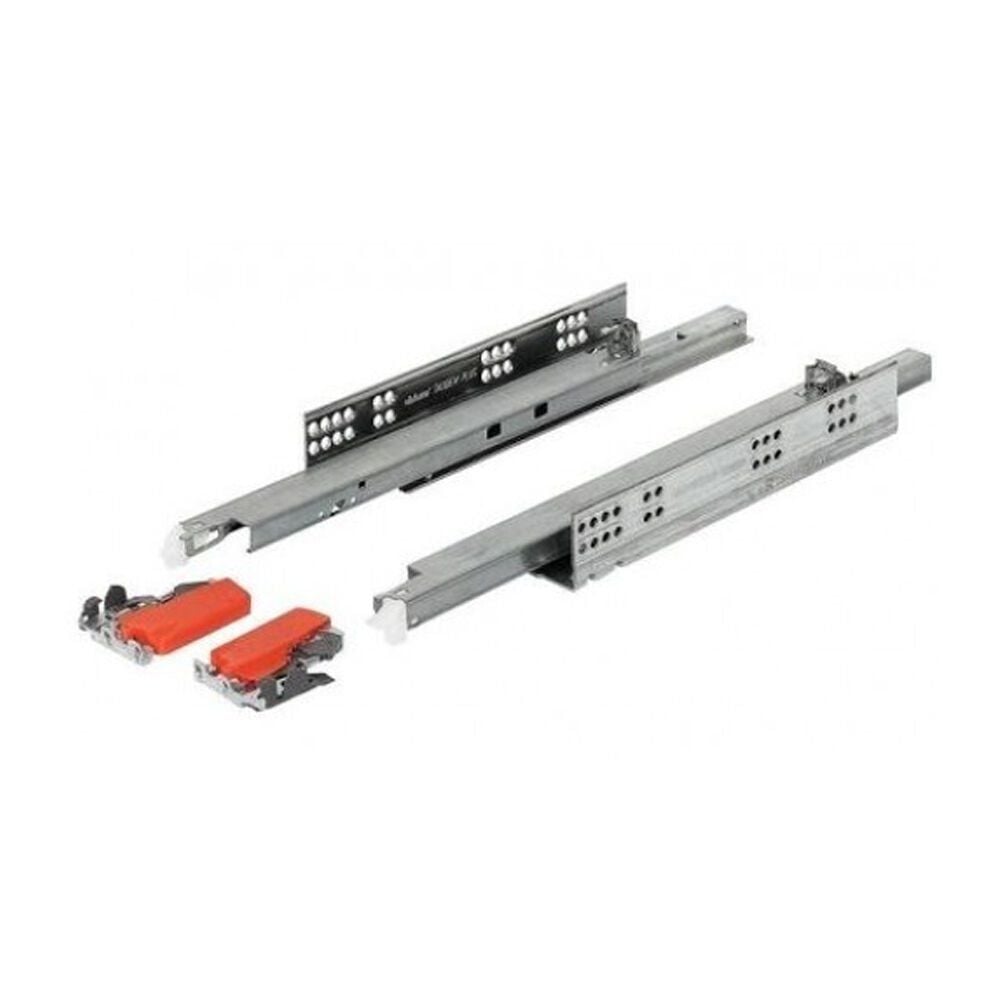 TANDEM TIP-ON Push-Open Double Opening Drawer Rail 400mm (Including Latch+Push-Open)
