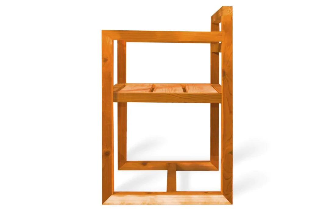 Radom Pine Tree Special Design Wooden Chair