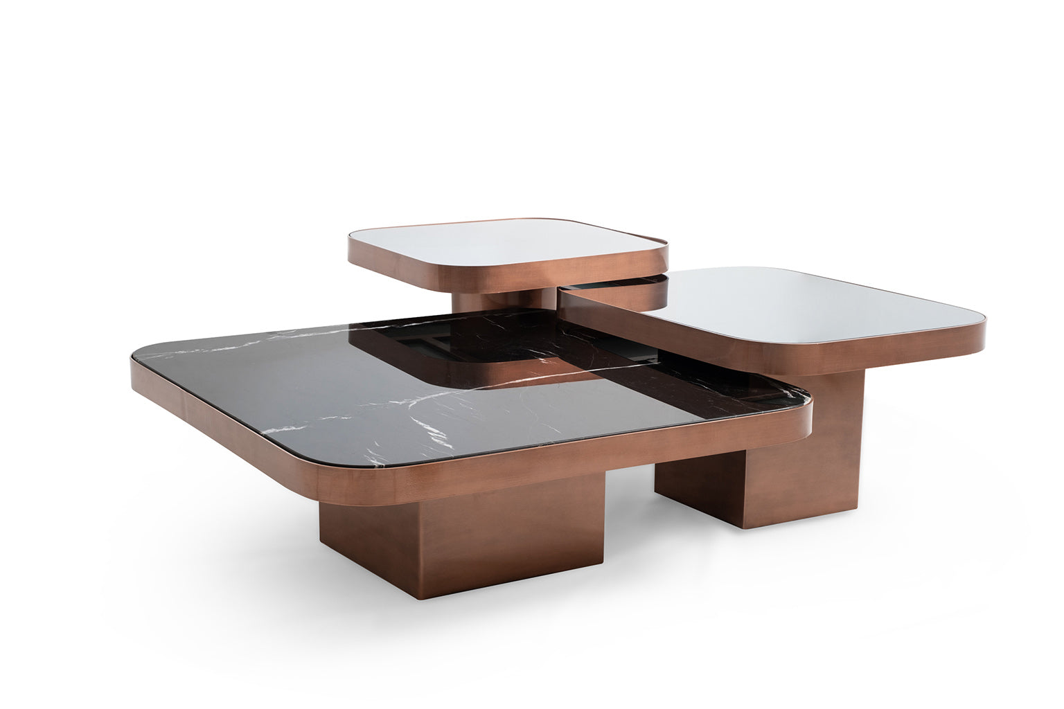 Triple Coffee Table Set (with MDF)