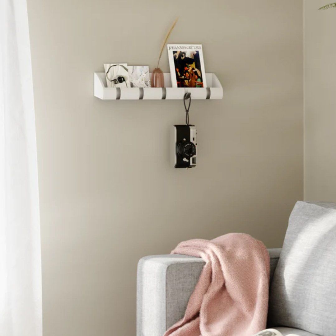 Cubby White Hanger and Organizer