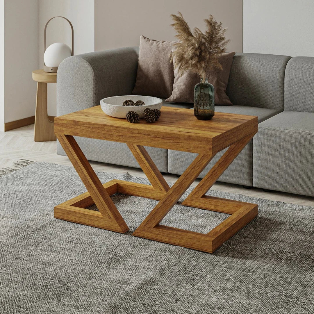 Malanje Pine and Beech Wood Design Coffee Table